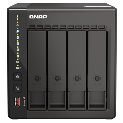 QNAP TS-453E 4-Bay NAS Intel Celeron J6412 8GB Dual 2.5GbE USB 3.2 Diskless