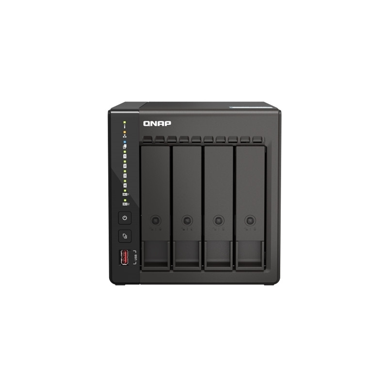 QNAP TS-453E 4-Bay NAS Intel Celeron J6412 8GB Dual 2.5GbE USB 3.2 Diskless
