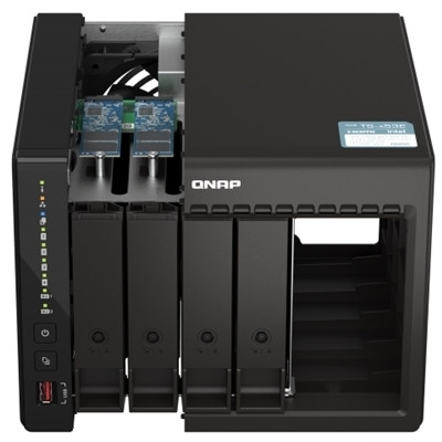 QNAP TS-453E 4-Bay NAS Intel Celeron J6412 8GB Dual 2.5GbE USB 3.2 Diskless