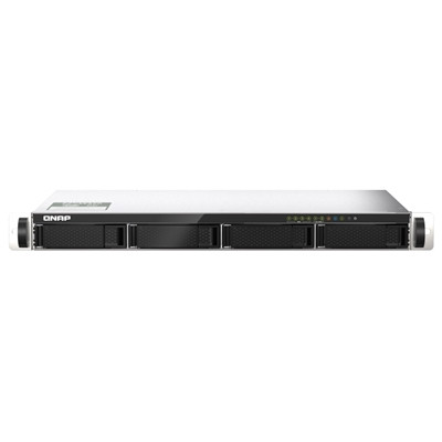 QNAP TS-435XeU-4G 4-Bay 1U Rack NAS Marvell OCTEON TX2 4GB 2x10GbE SFP+ 2x2.5GbE Diskless