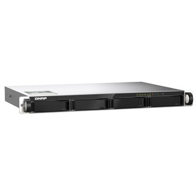 QNAP TS-435XeU-4G 4-Bay 1U Rack NAS Marvell OCTEON TX2 4GB 2x10GbE SFP+ 2x2.5GbE Diskless