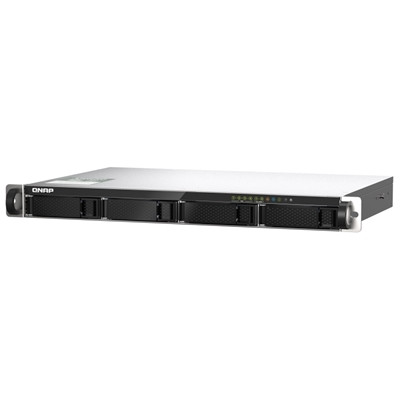 QNAP TS-435XeU-4G 4-Bay 1U Rack NAS Marvell OCTEON TX2 4GB 2x10GbE SFP+ 2x2.5GbE Diskless