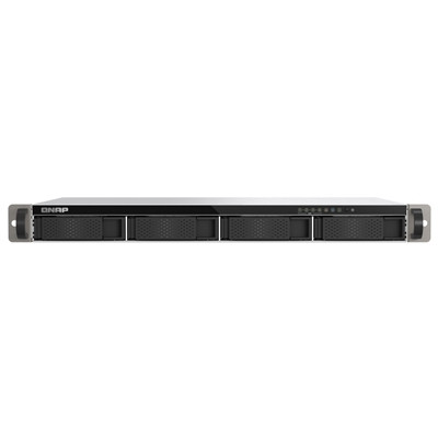 QNAP TS-433eU 4-Bay 1U Rack NAS ARM Cortex-A55 2.0GHz 4GB Dual 2.5GbE USB Diskless