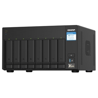 QNAP TS-832PX 8-Bay NAS Alpine AL324 4GB 2x10GbE SFP+ 2x2.5GbE USB Diskless