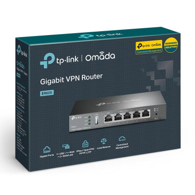 TP-Link Omada ER605 Gateway VPN Gigabit Multi-WAN
