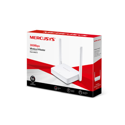 Mercusys MW301R Router Wi-Fi N300 2.4 GHz 2 porte LAN Fast Ethernet