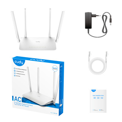 Cudy WR1300 Router Wi-Fi Mesh AC1200 Dual Band Gigabit