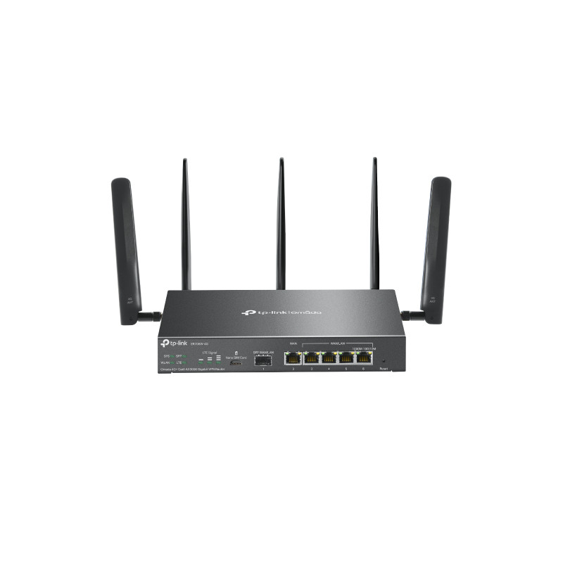 TP-Link Omada ER706W-4G Router VPN Wi-Fi 6 AX3000 4G+ Cat6 Gigabit con Nano SIM