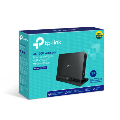 TP-Link Archer VR1200v Modem Router VDSL/ADSL Wi-Fi AC1200 Dual Band Gigabit VoIP
